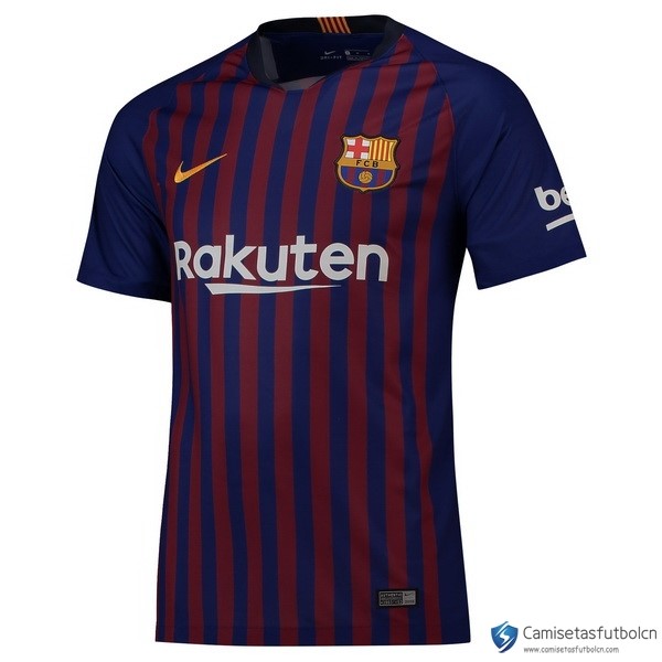 Camiseta Barcelona Primera equipo 2018-19 Azul Rojo